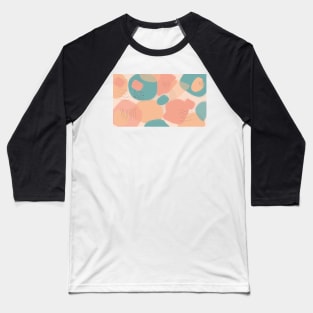 Abstract Organic Hand-Drawn Pattern Baseball T-Shirt